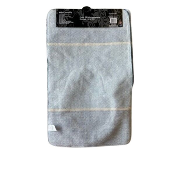 Madison 3 Piece Bathroom Rug Set, Bathroom Rug, Contour Rug & Lid Cover  Green - Picture 4 of 6